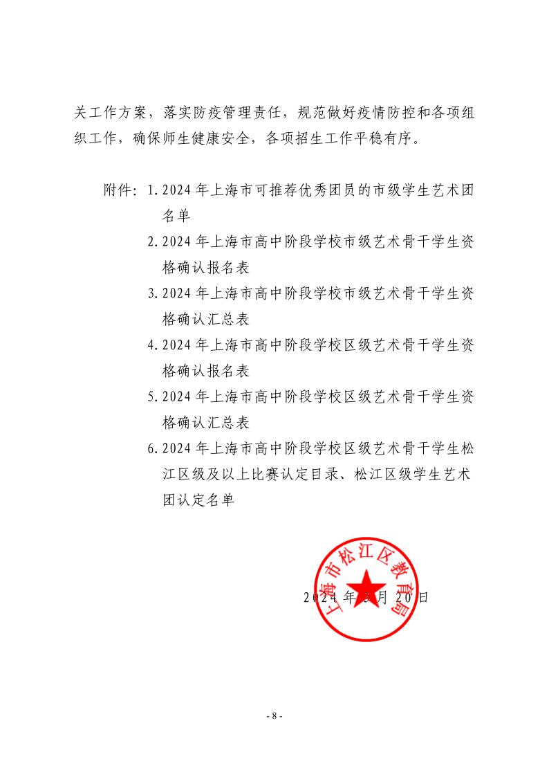 關于做好2024年本市高中階段學校招收藝術骨干學生工作的通知8.jpeg
